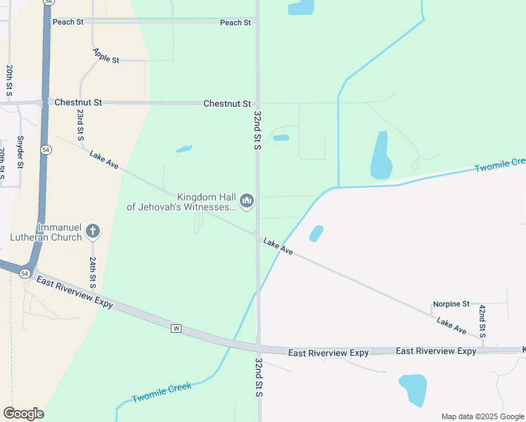 map of restaurants, bars, coffee shops, grocery stores, and more near 1431 32nd Street South in Wisconsin Rapids