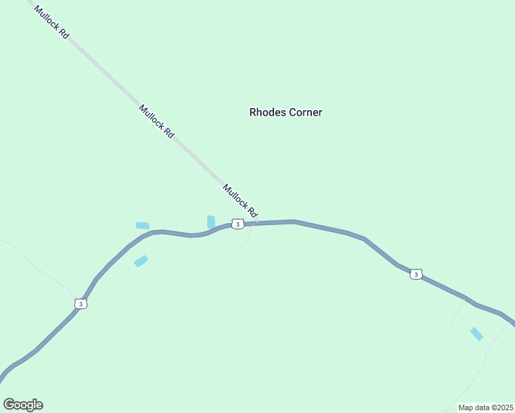 map of restaurants, bars, coffee shops, grocery stores, and more near 20 Mullock Road in Rhodes Corner
