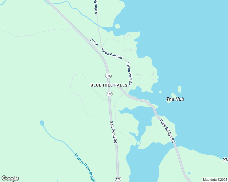 map of restaurants, bars, coffee shops, grocery stores, and more near 8 Salt Pond Road in Blue Hill