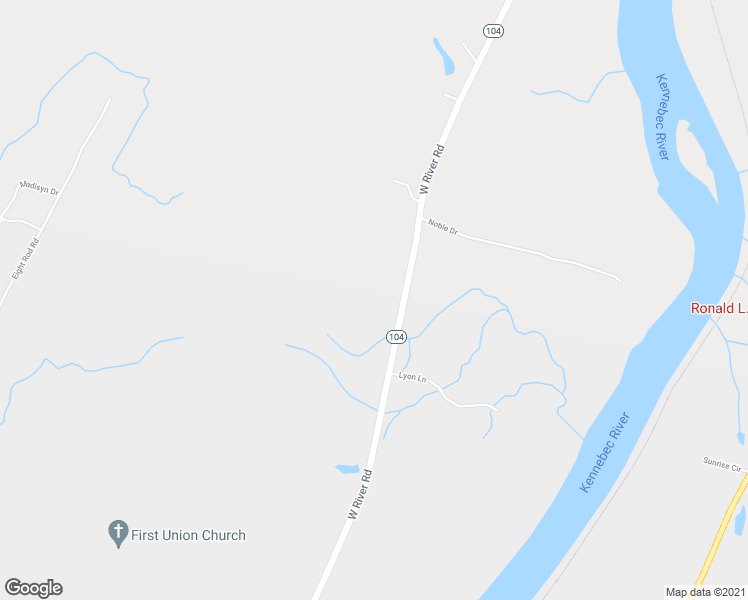 map of restaurants, bars, coffee shops, grocery stores, and more near 1000 West River Road in Augusta