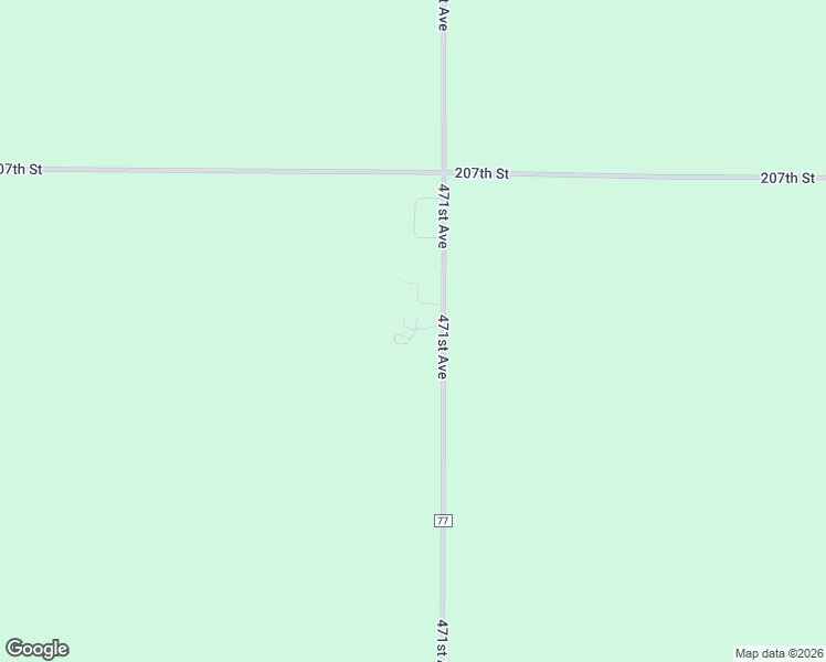 map of restaurants, bars, coffee shops, grocery stores, and more near 20731 471st Avenue in Brookings