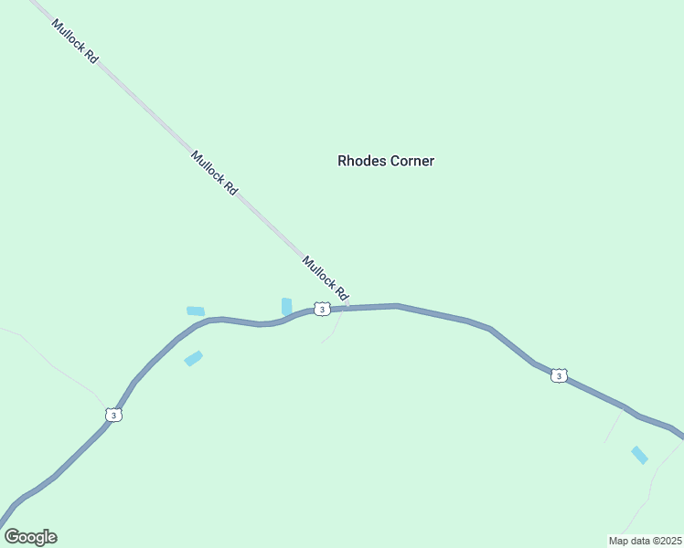map of restaurants, bars, coffee shops, grocery stores, and more near 20 Mullock Road in Rhodes Corner