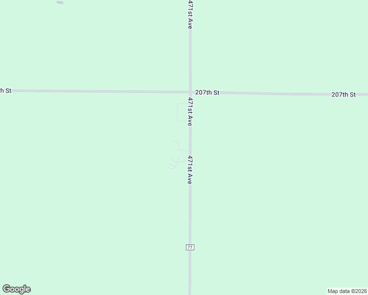 map of restaurants, bars, coffee shops, grocery stores, and more near 20731 471st Avenue in Brookings