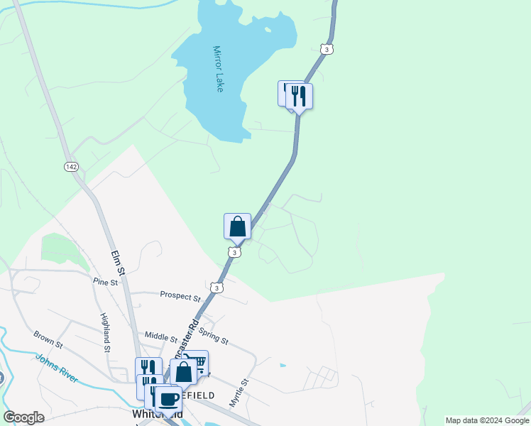 map of restaurants, bars, coffee shops, grocery stores, and more near 118 Lancaster Road in Whitefield