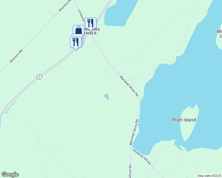 map of restaurants, bars, coffee shops, grocery stores, and more near 46 Ponderosa Drive in Liberty