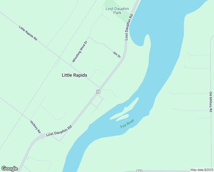 map of restaurants, bars, coffee shops, grocery stores, and more near 3121 Lost Dauphin Road in De Pere