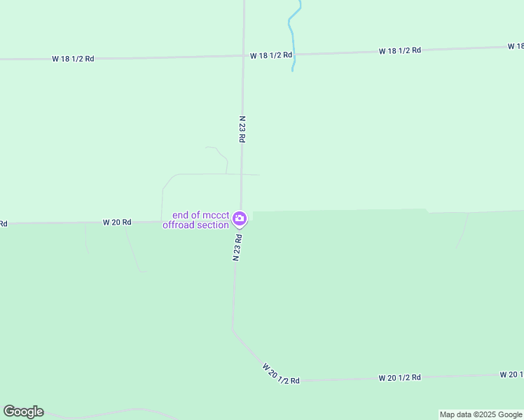 map of restaurants, bars, coffee shops, grocery stores, and more near 3030 North 23 Road in Mesick
