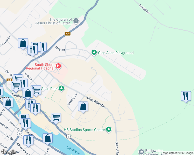map of restaurants, bars, coffee shops, grocery stores, and more near 331 Hollingsworth Drive in Bridgewater