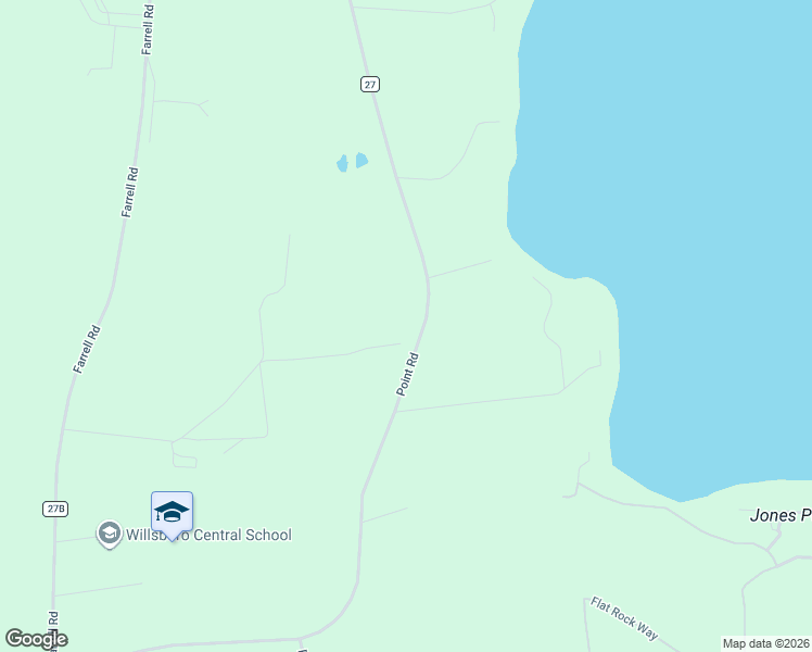 map of restaurants, bars, coffee shops, grocery stores, and more near 249 Point Road in Willsboro