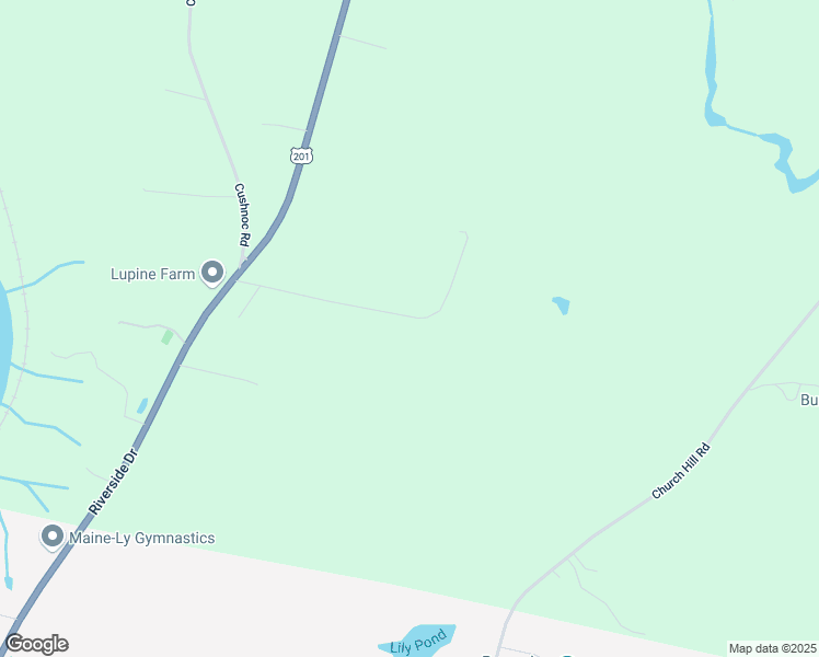map of restaurants, bars, coffee shops, grocery stores, and more near 105 Hunt Road in Vassalboro