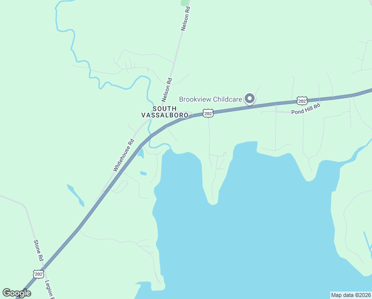 map of restaurants, bars, coffee shops, grocery stores, and more near 17 Monument Road in Vassalboro