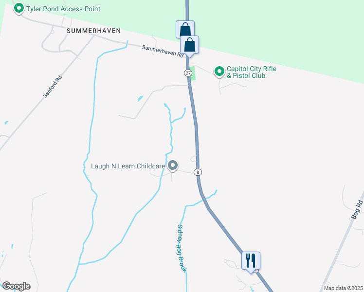 map of restaurants, bars, coffee shops, grocery stores, and more near 811 Civic Center Drive in Augusta