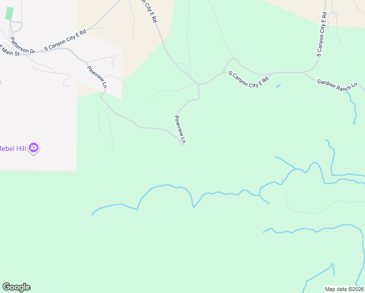 map of restaurants, bars, coffee shops, grocery stores, and more near Unnamed Road in Canyon City