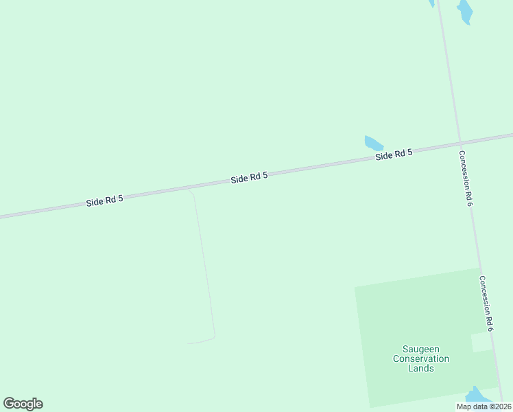 map of restaurants, bars, coffee shops, grocery stores, and more near 702174 Side Road 5 in Chatsworth