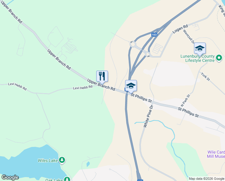 map of restaurants, bars, coffee shops, grocery stores, and more near 468 Upper Branch Road in Wileville