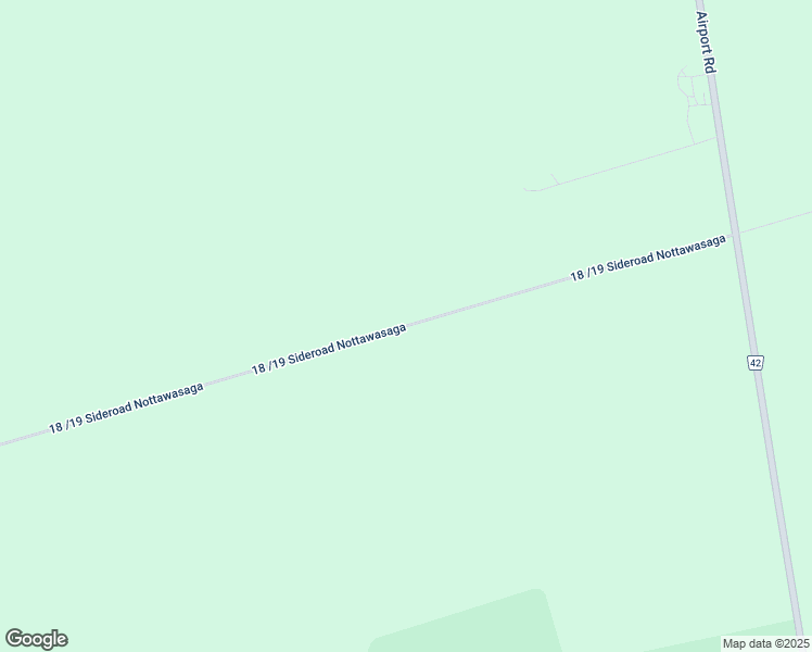 map of restaurants, bars, coffee shops, grocery stores, and more near 18 /19 Sideroad Nottawasaga in Stayner