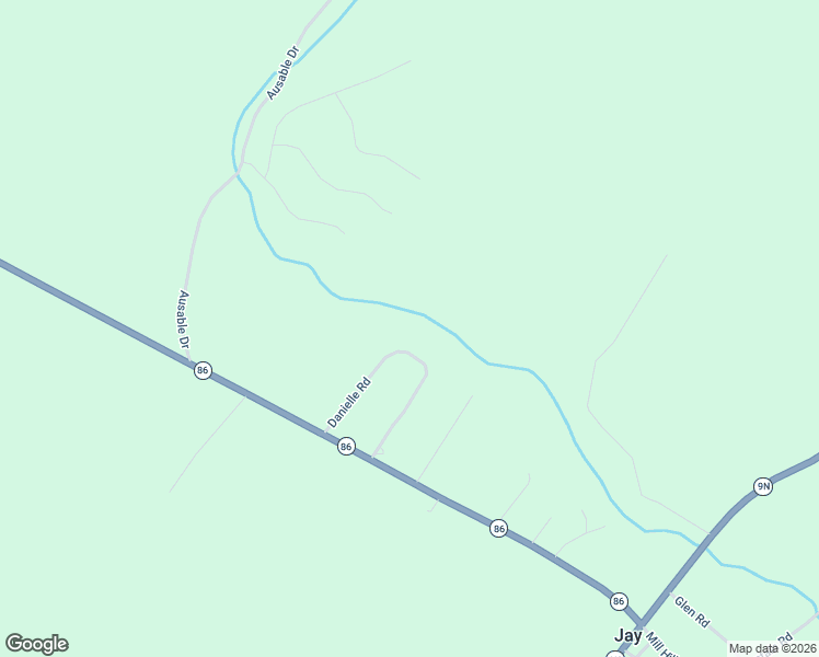 map of restaurants, bars, coffee shops, grocery stores, and more near 47 Danielle Road in Jay