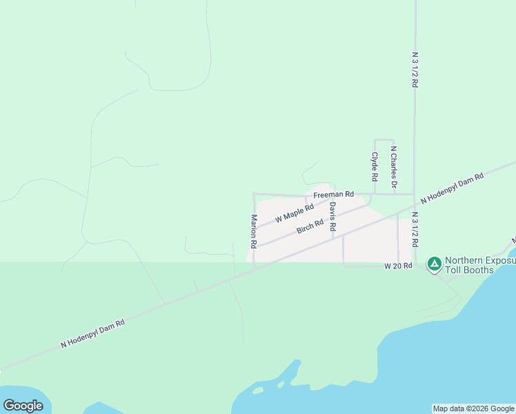 map of restaurants, bars, coffee shops, grocery stores, and more near 3188-3198 Pine Road in Mesick