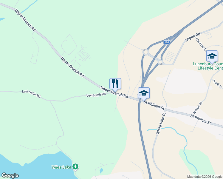 map of restaurants, bars, coffee shops, grocery stores, and more near 498 Upper Branch Road in Wileville