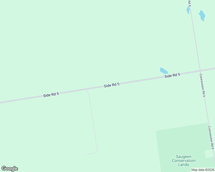 map of restaurants, bars, coffee shops, grocery stores, and more near Side Road 5 in Desboro