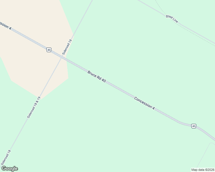 map of restaurants, bars, coffee shops, grocery stores, and more near 2231 Bruce County Road 40 in Saugeen Shores