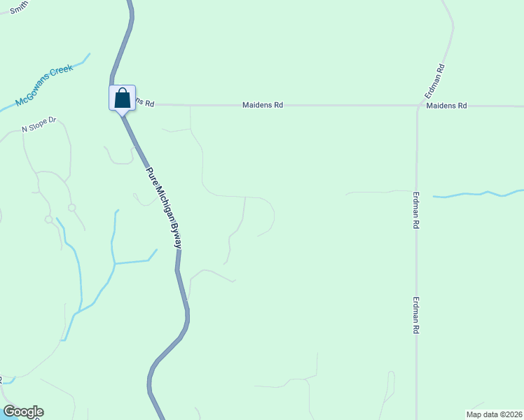 map of restaurants, bars, coffee shops, grocery stores, and more near 9001-9283 Emerald Ridge in Onekama