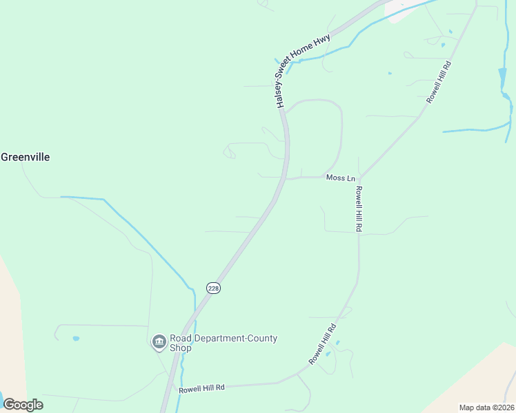 map of restaurants, bars, coffee shops, grocery stores, and more near 40969 Oregon 228 in Sweet Home