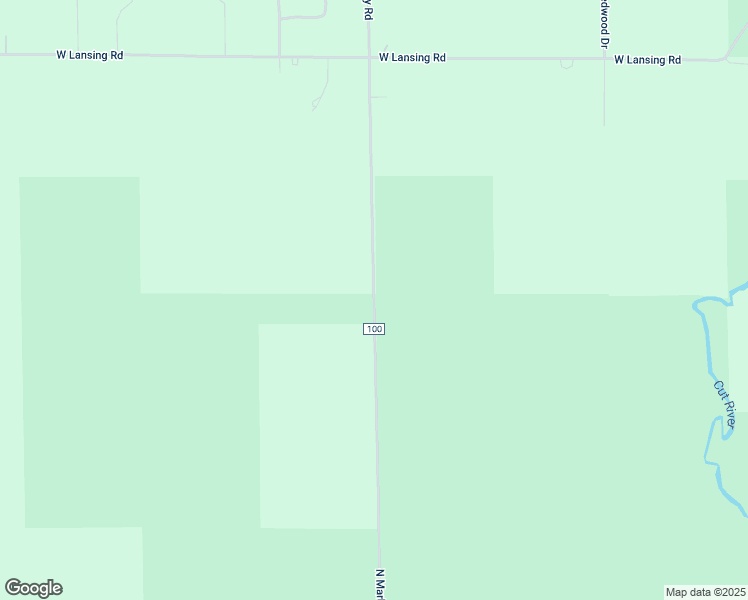 map of restaurants, bars, coffee shops, grocery stores, and more near 3837 North Markey Road in Roscommon