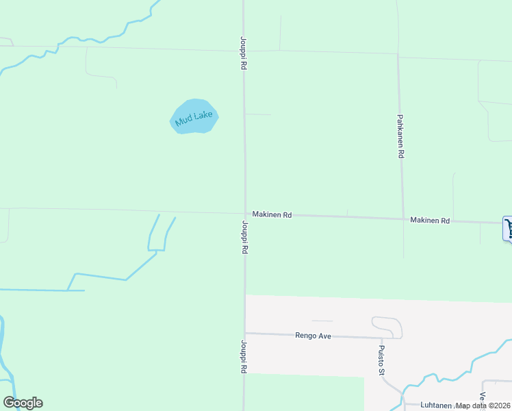 map of restaurants, bars, coffee shops, grocery stores, and more near 13542 Makinen Road in Kaleva