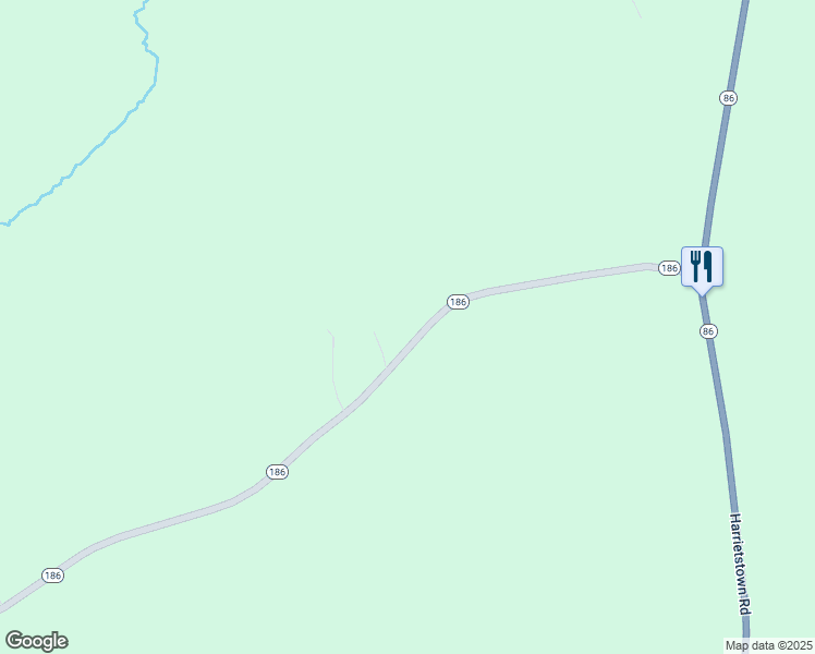 map of restaurants, bars, coffee shops, grocery stores, and more near 695 New York 186 in Saranac Lake