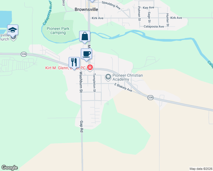 map of restaurants, bars, coffee shops, grocery stores, and more near 304 East Blakely Avenue in Brownsville