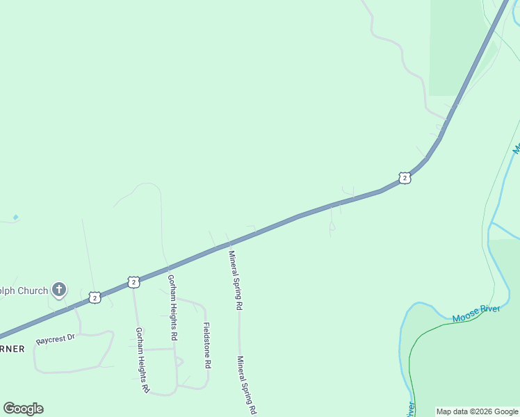 map of restaurants, bars, coffee shops, grocery stores, and more near 290 Gorham Hill Road in Gorham