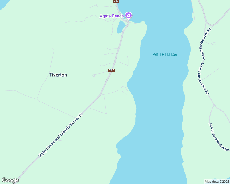 map of restaurants, bars, coffee shops, grocery stores, and more near Israel Cove Road in Tiverton