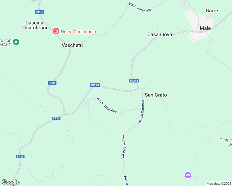 map of restaurants, bars, coffee shops, grocery stores, and more near 2 Via Niella Tanaro in Provincia di Cuneo