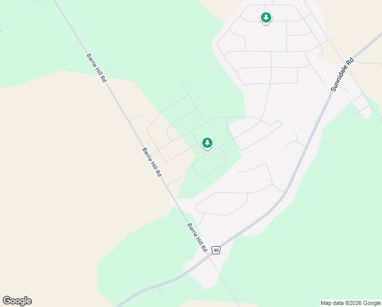 map of restaurants, bars, coffee shops, grocery stores, and more near 3343 Barrie Hill Road in Barrie