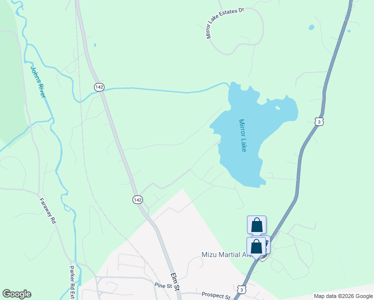 map of restaurants, bars, coffee shops, grocery stores, and more near 72 Mirror Lake Road in Dalton