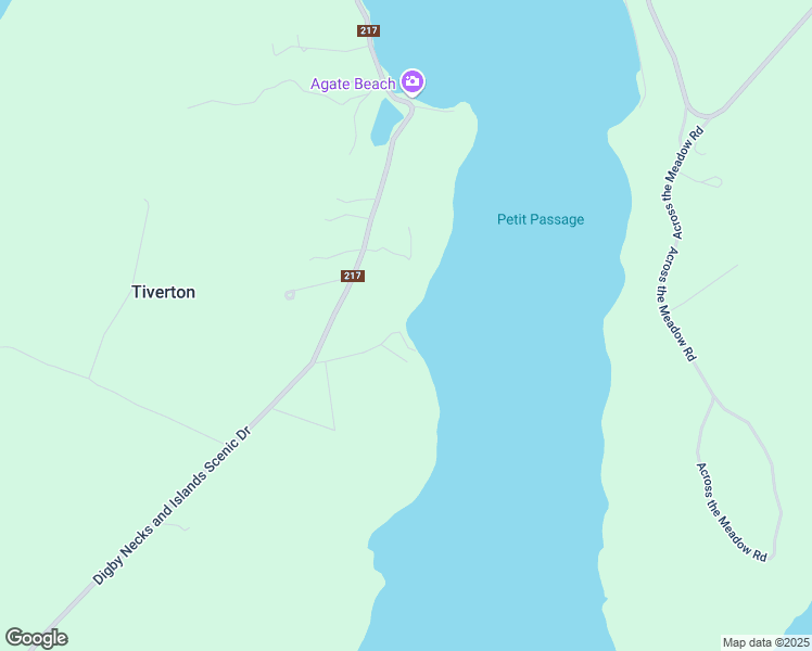 map of restaurants, bars, coffee shops, grocery stores, and more near 64 Israel Cove Road in Digby