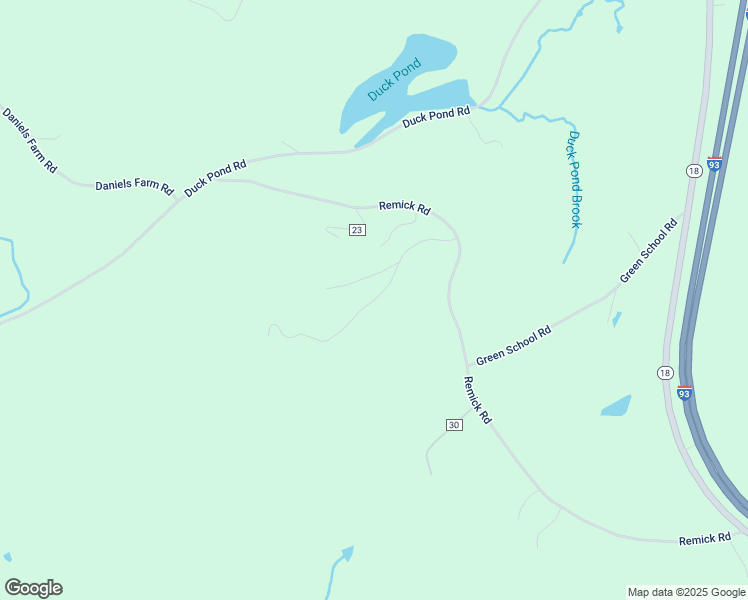 map of restaurants, bars, coffee shops, grocery stores, and more near Woodland Road in Waterford