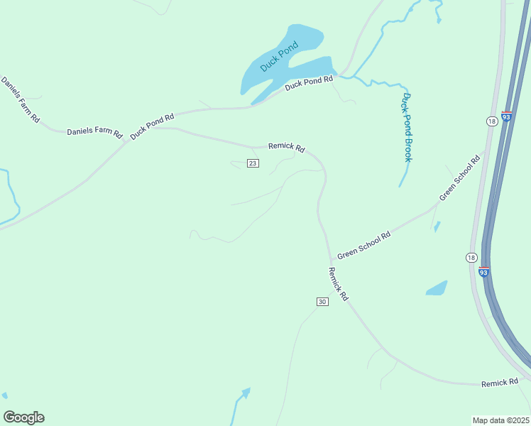 map of restaurants, bars, coffee shops, grocery stores, and more near Woodland Road in Waterford