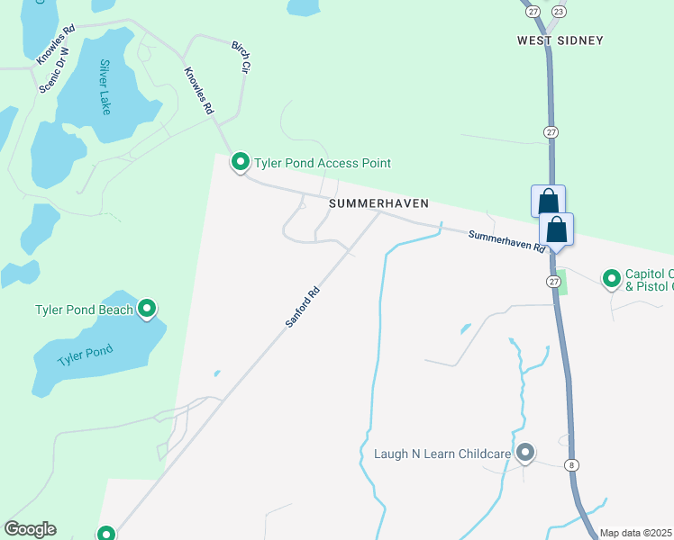 map of restaurants, bars, coffee shops, grocery stores, and more near 37 Sanford Road in Augusta