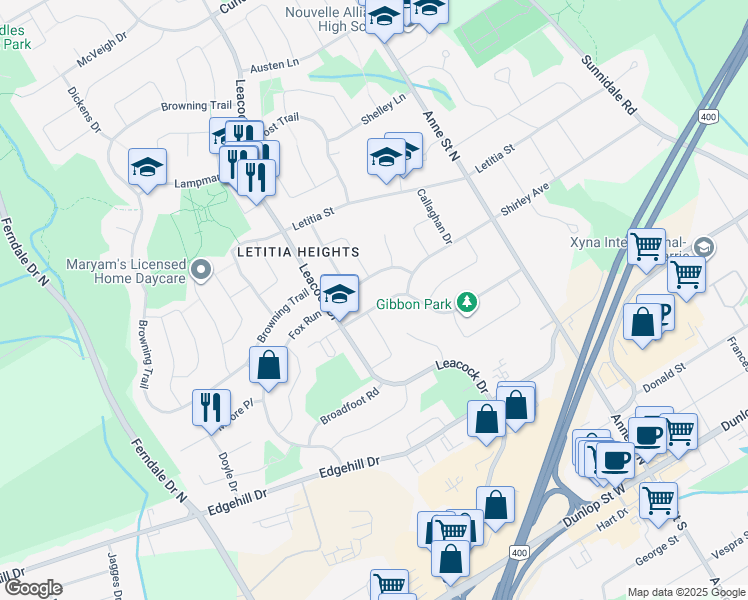 64 Gibbon Drive, Barrie ON Walk Score