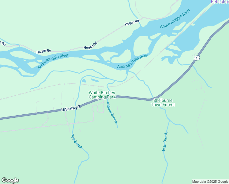 map of restaurants, bars, coffee shops, grocery stores, and more near 227 U.S. 2 in Shelburne