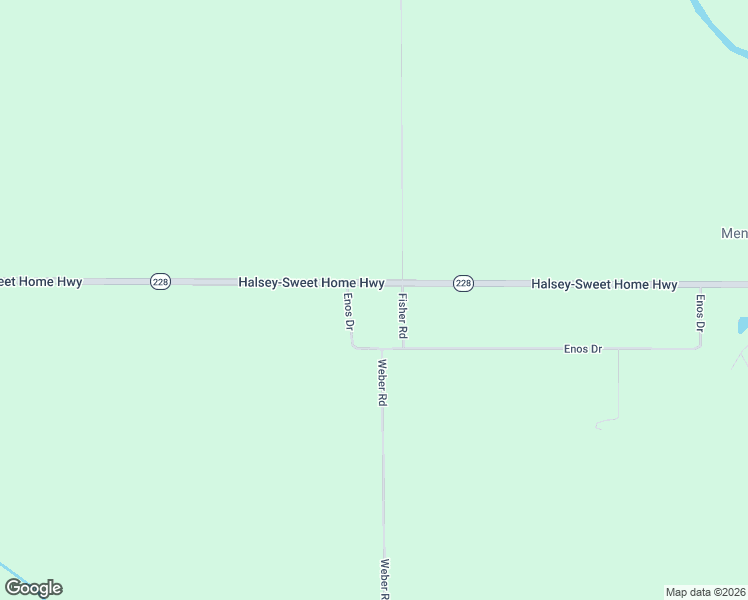map of restaurants, bars, coffee shops, grocery stores, and more near 34207 Enos Drive in Halsey