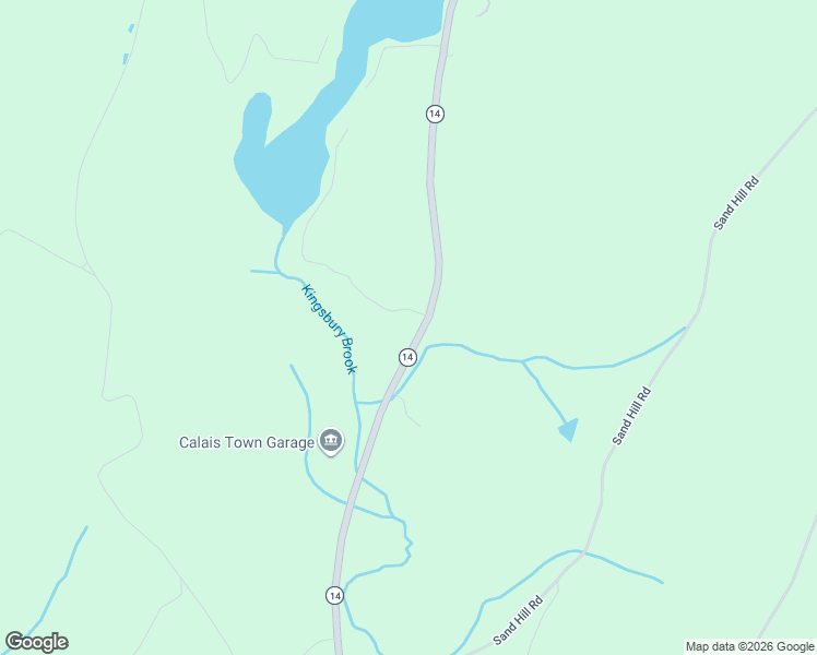 map of restaurants, bars, coffee shops, grocery stores, and more near 6395 Vermont 14 in Calais