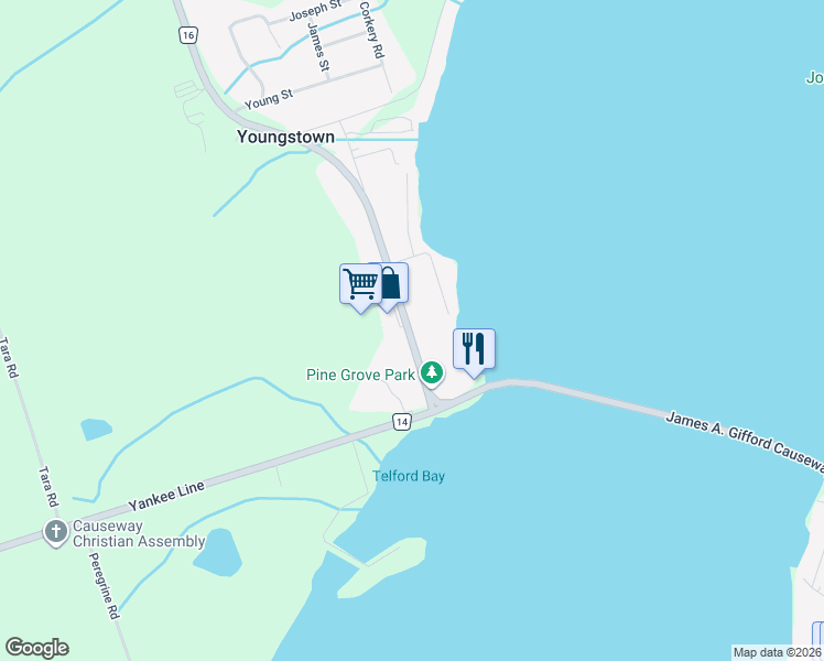 map of restaurants, bars, coffee shops, grocery stores, and more near 469 Robinson Road in Peterborough