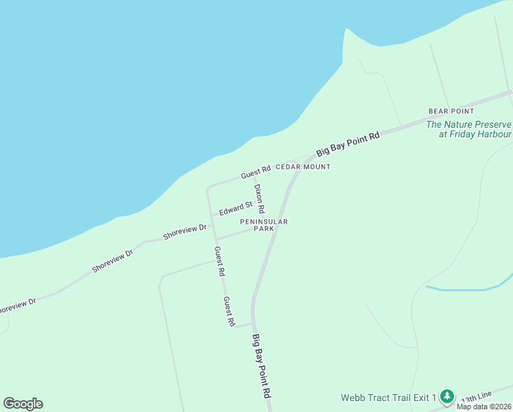 map of restaurants, bars, coffee shops, grocery stores, and more near 760 Edward Street in Innisfil