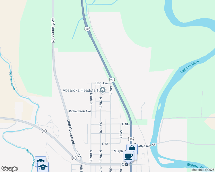 map of restaurants, bars, coffee shops, grocery stores, and more near 960 6th Street in Basin