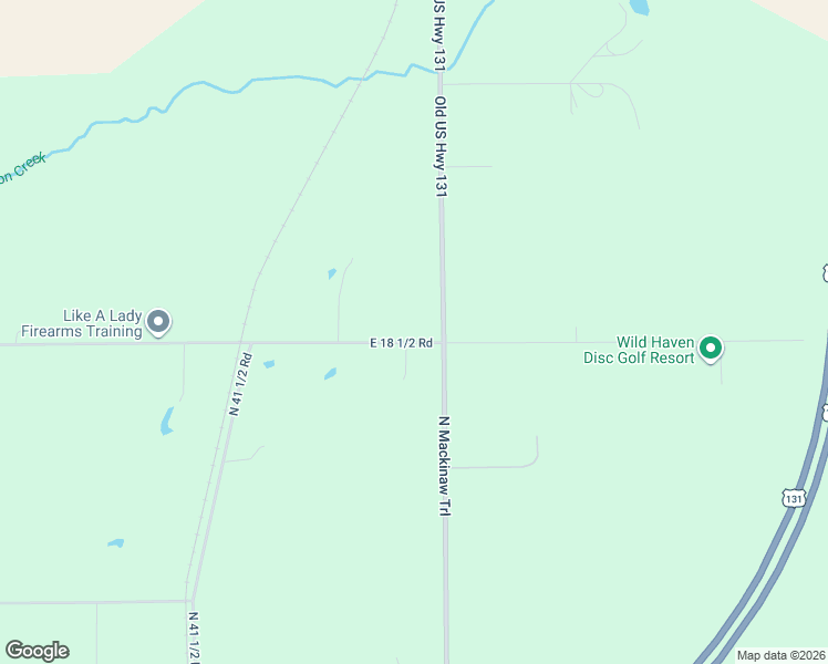 map of restaurants, bars, coffee shops, grocery stores, and more near 8681-8859 No 18 1/2 Road in Manton