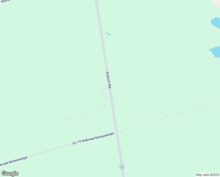 map of restaurants, bars, coffee shops, grocery stores, and more near 1517 County Road 42 in Stayner