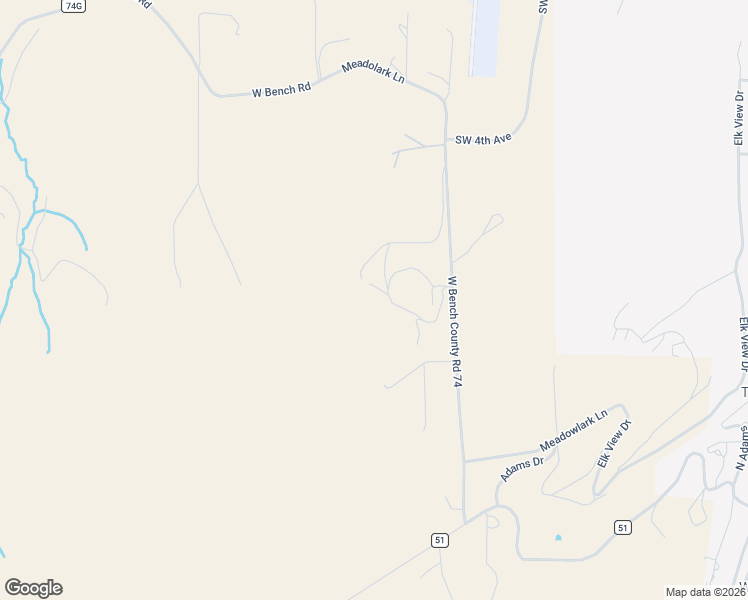 map of restaurants, bars, coffee shops, grocery stores, and more near 26216 West Bench Road in John Day